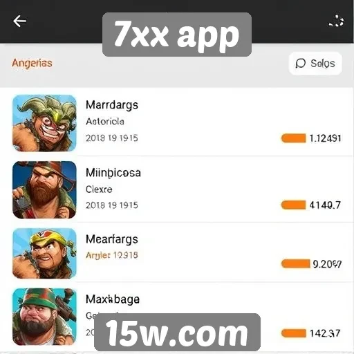 Avaliação dos jogos mais populares no 7xx app