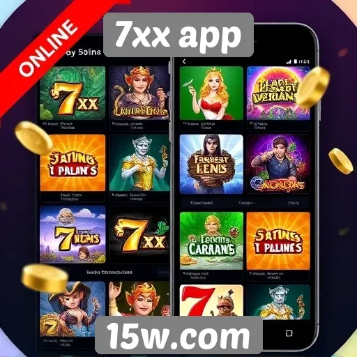 7xx app oferece ampla variedade de jogos online